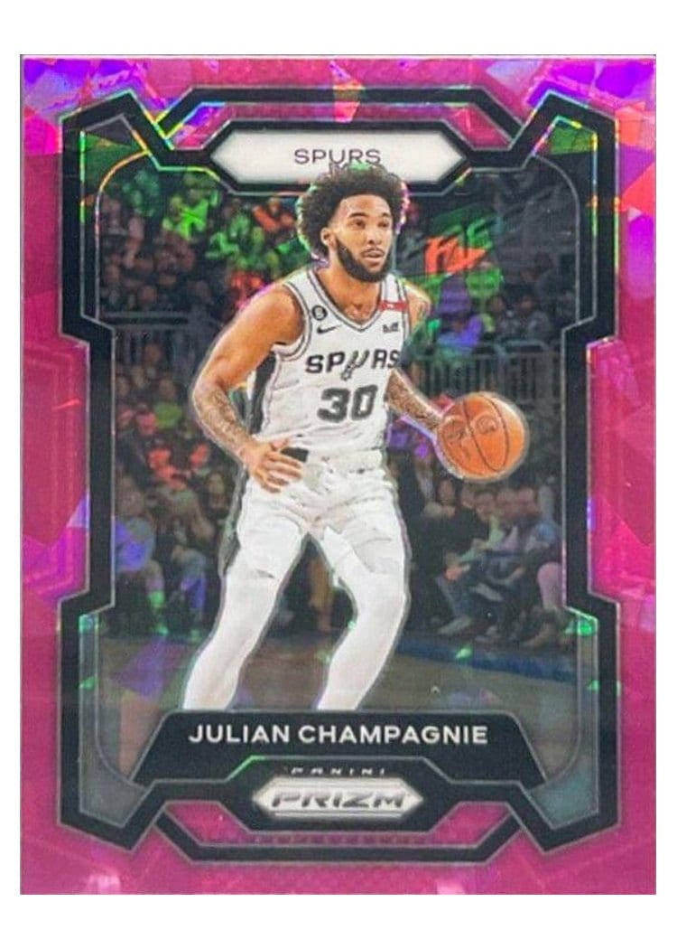 2023-24 Panini Prizm Base Set Julian Champagnie #124 card