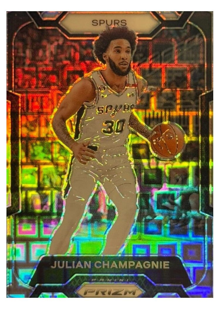 2023-24 Panini Prizm Base Set Julian Champagnie #124 card