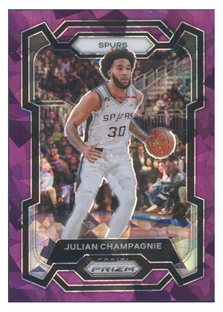 2023-24 Panini Prizm Base Set Julian Champagnie #124 card