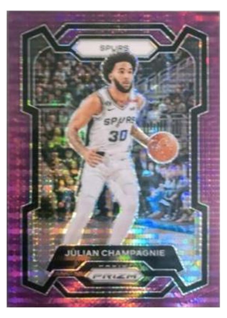 2023-24 Panini Prizm Base Set Julian Champagnie #124 card