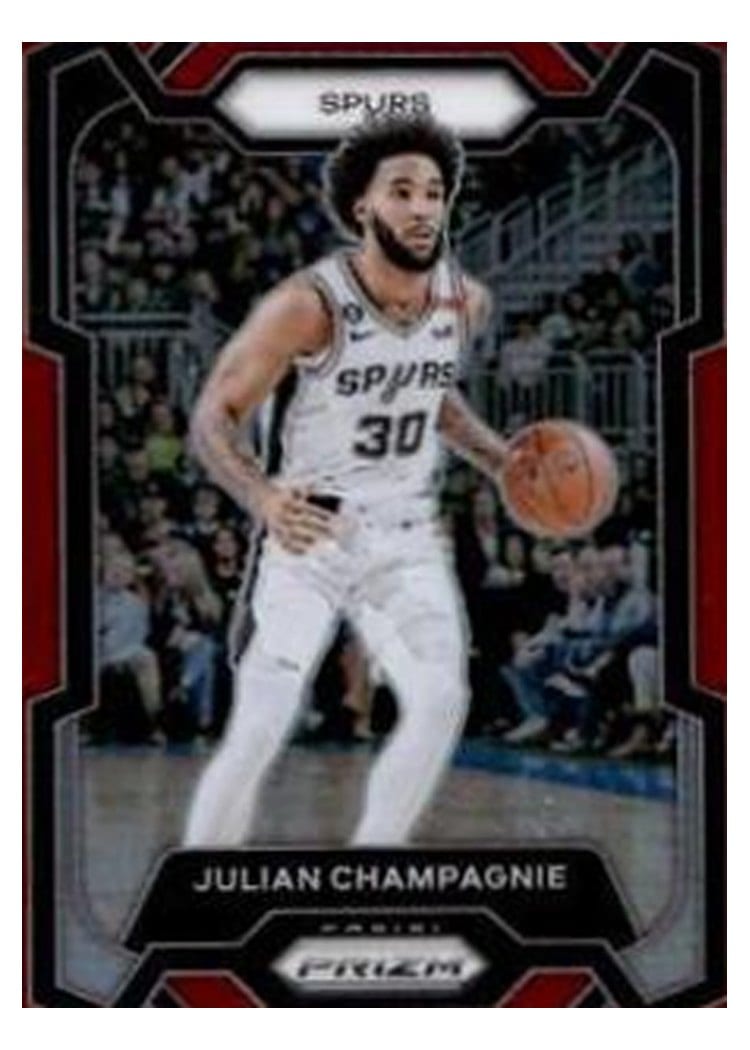 2023-24 Panini Prizm Base Set Julian Champagnie #124 card