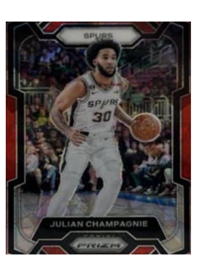 2023-24 Panini Prizm Base Set Julian Champagnie #124 card