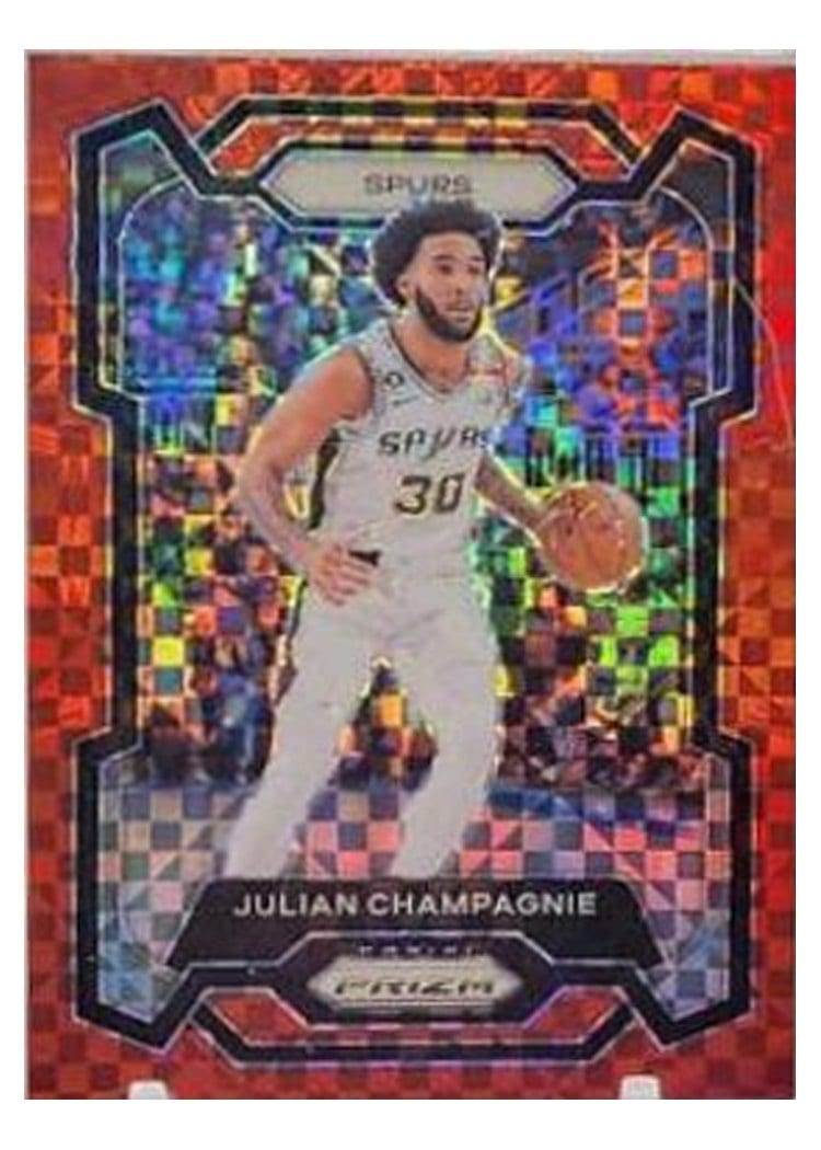 2023-24 Panini Prizm Base Set Julian Champagnie #124 card