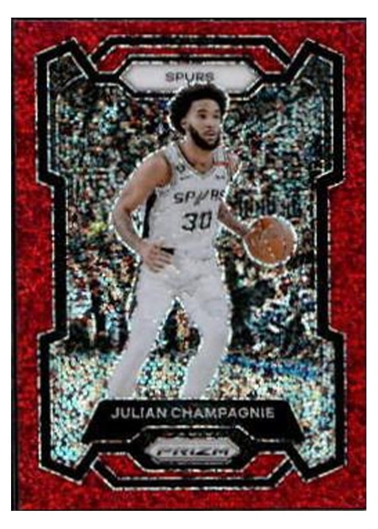 2023-24 Panini Prizm Base Set Julian Champagnie #124 card