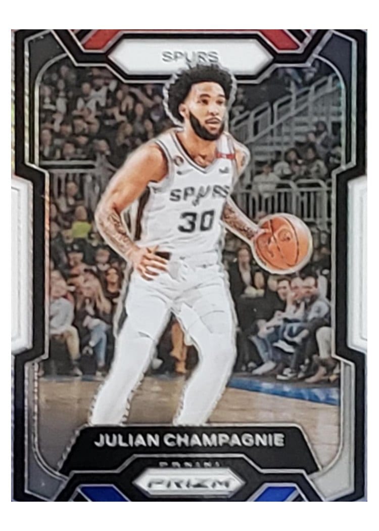 2023-24 Panini Prizm Base Set Julian Champagnie #124 card