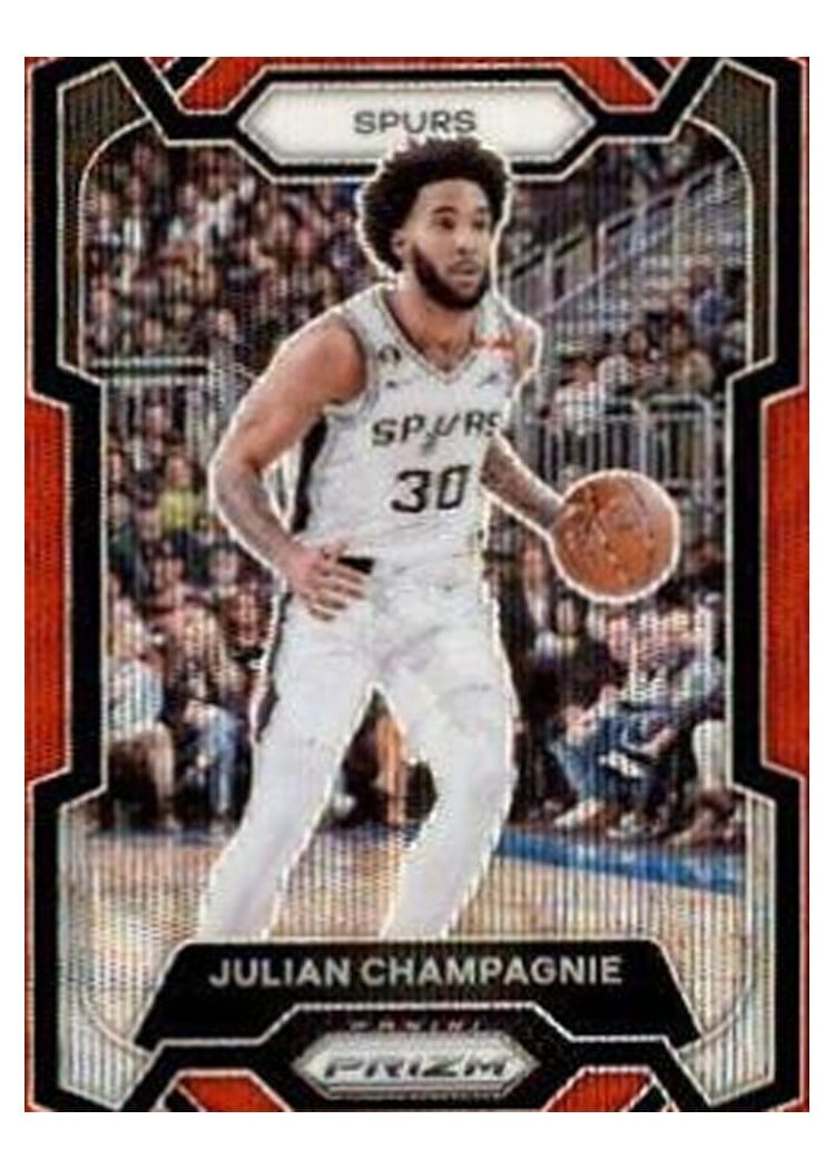 2023-24 Panini Prizm Base Set Julian Champagnie #124 card