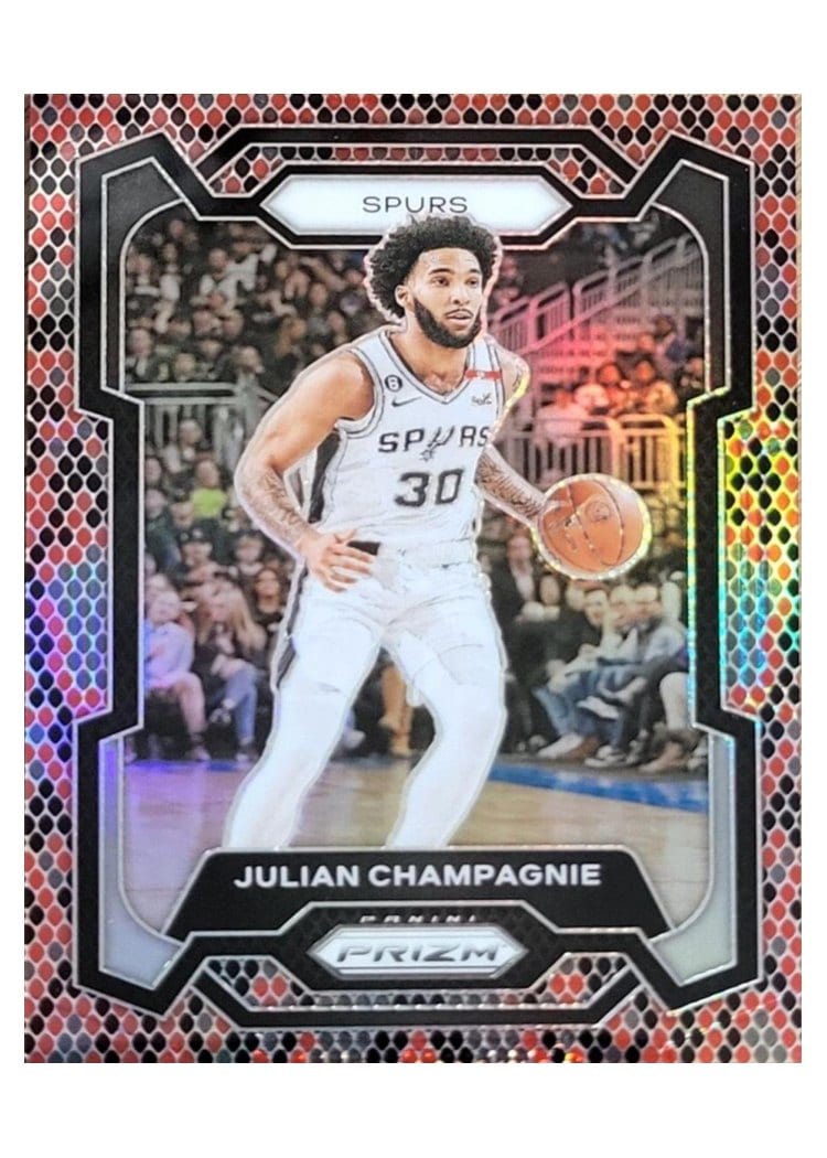 2023-24 Panini Prizm Base Set Julian Champagnie #124 card