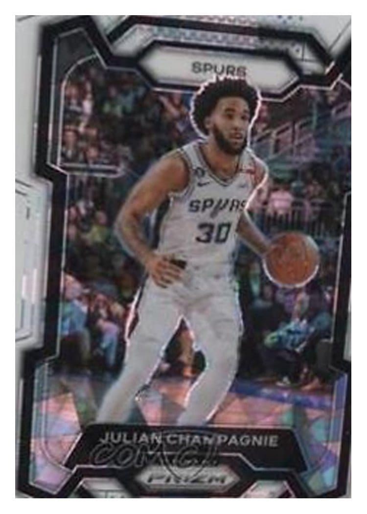 2023-24 Panini Prizm Base Set Julian Champagnie #124 card