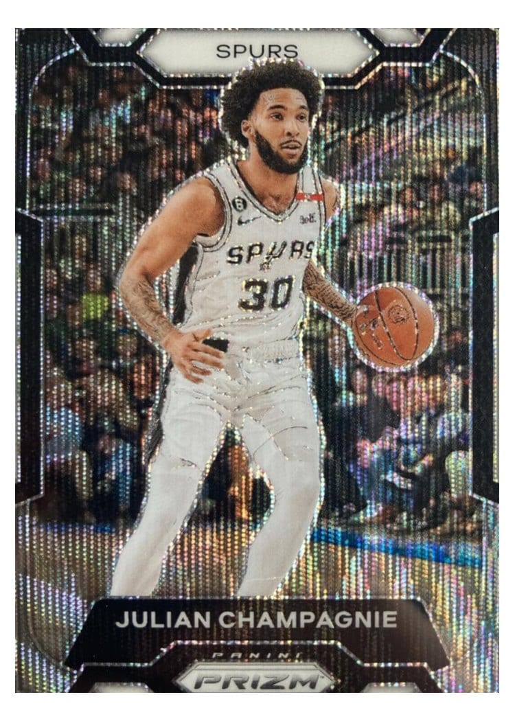 2023-24 Panini Prizm Base Set Julian Champagnie #124 card