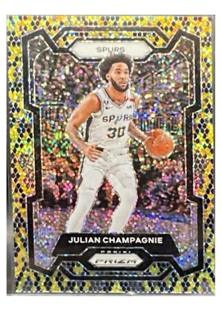 2023-24 Panini Prizm Base Set Julian Champagnie #124 card