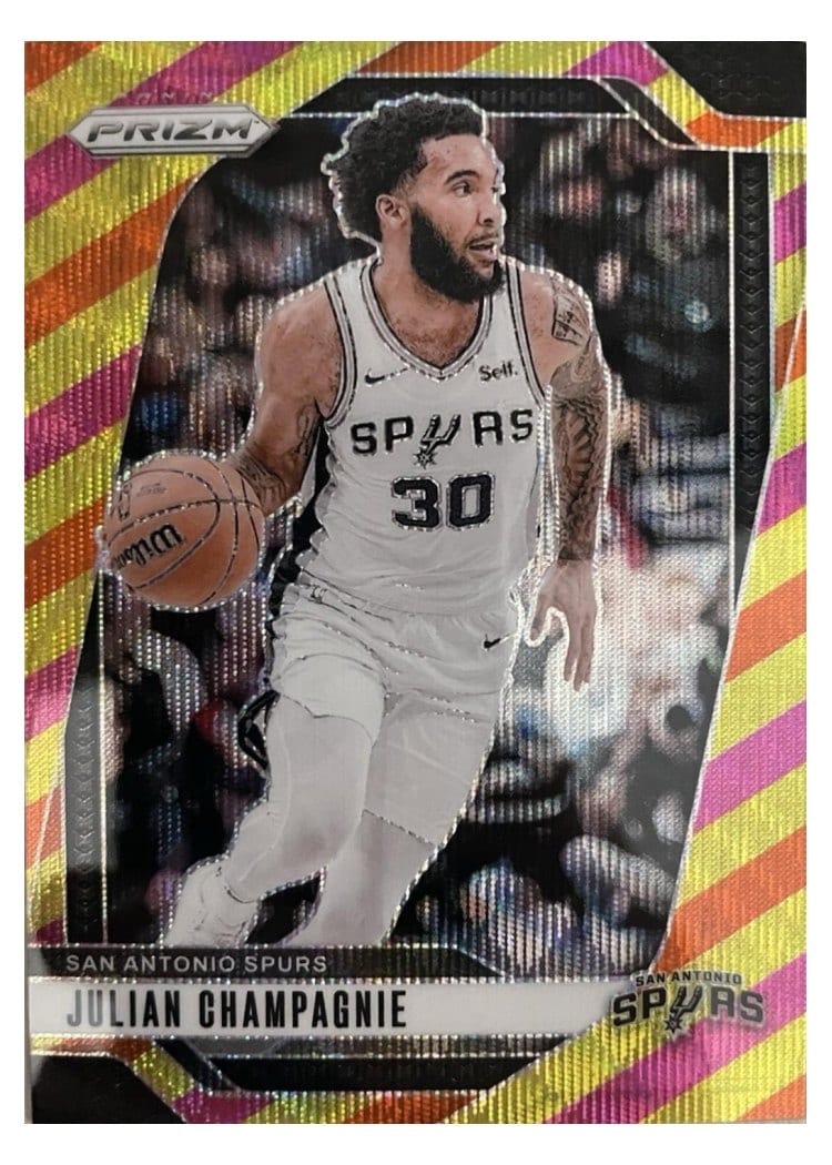 2024-25 Panini Prizm Base Set Julian Champagnie #158 card