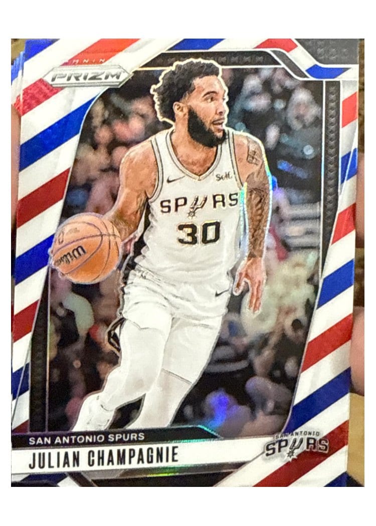 2024-25 Panini Prizm Base Set Julian Champagnie #158 card