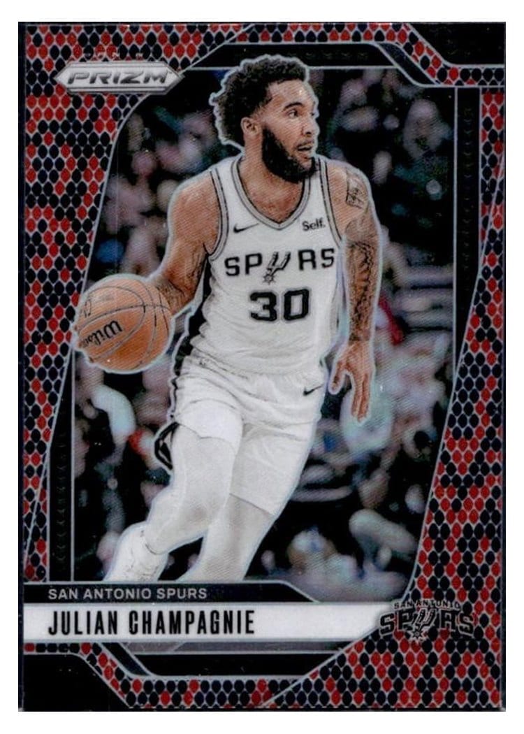 2024-25 Panini Prizm Base Set Julian Champagnie #158 card