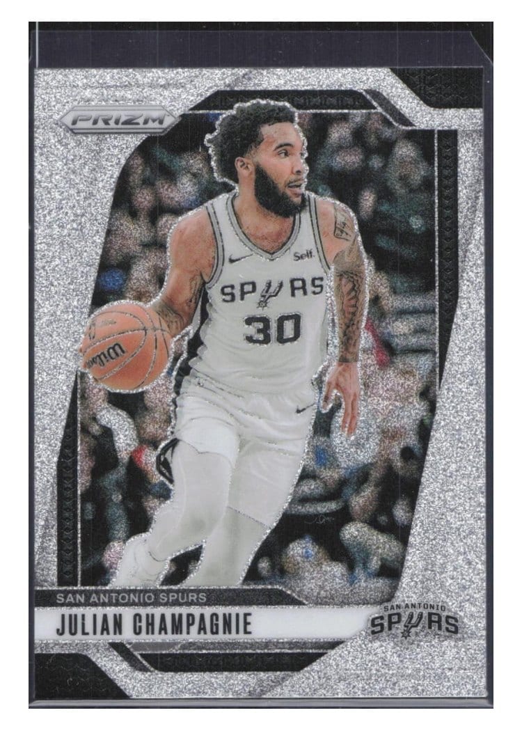 2024-25 Panini Prizm Base Set Julian Champagnie Glitter #158 card