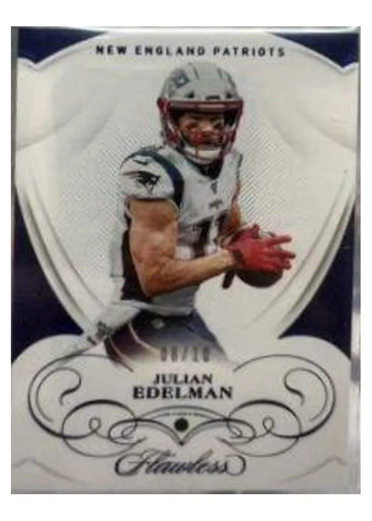 2019 Panini Flawless Base Ruby Julian Edelman #41 card