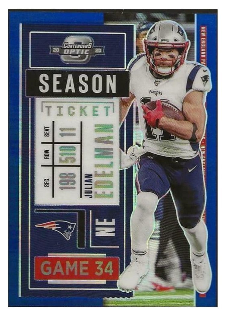 2020 Panini Contenders Optic Base Set Julian Edelman #40 card