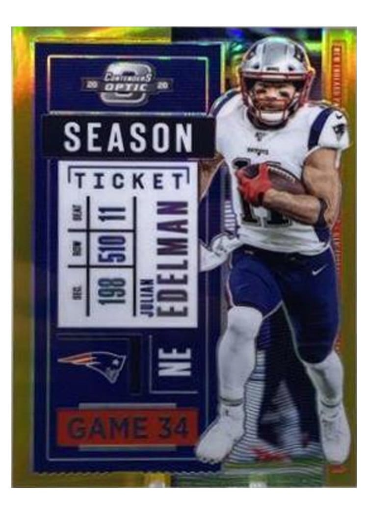 2020 Panini Contenders Optic Base Set Julian Edelman #40 card