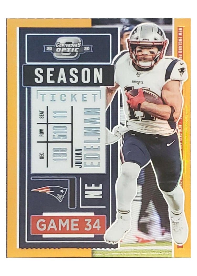 2020 Panini Contenders Optic Base Set Julian Edelman #40 card