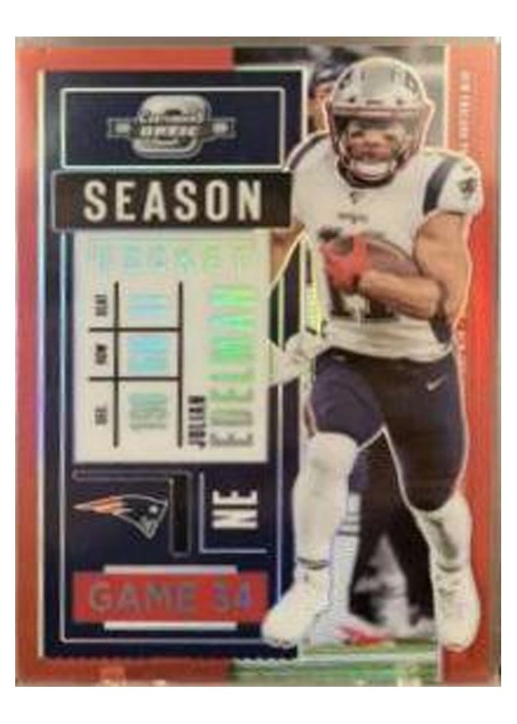 2020 Panini Contenders Optic Base Set Julian Edelman #40 card