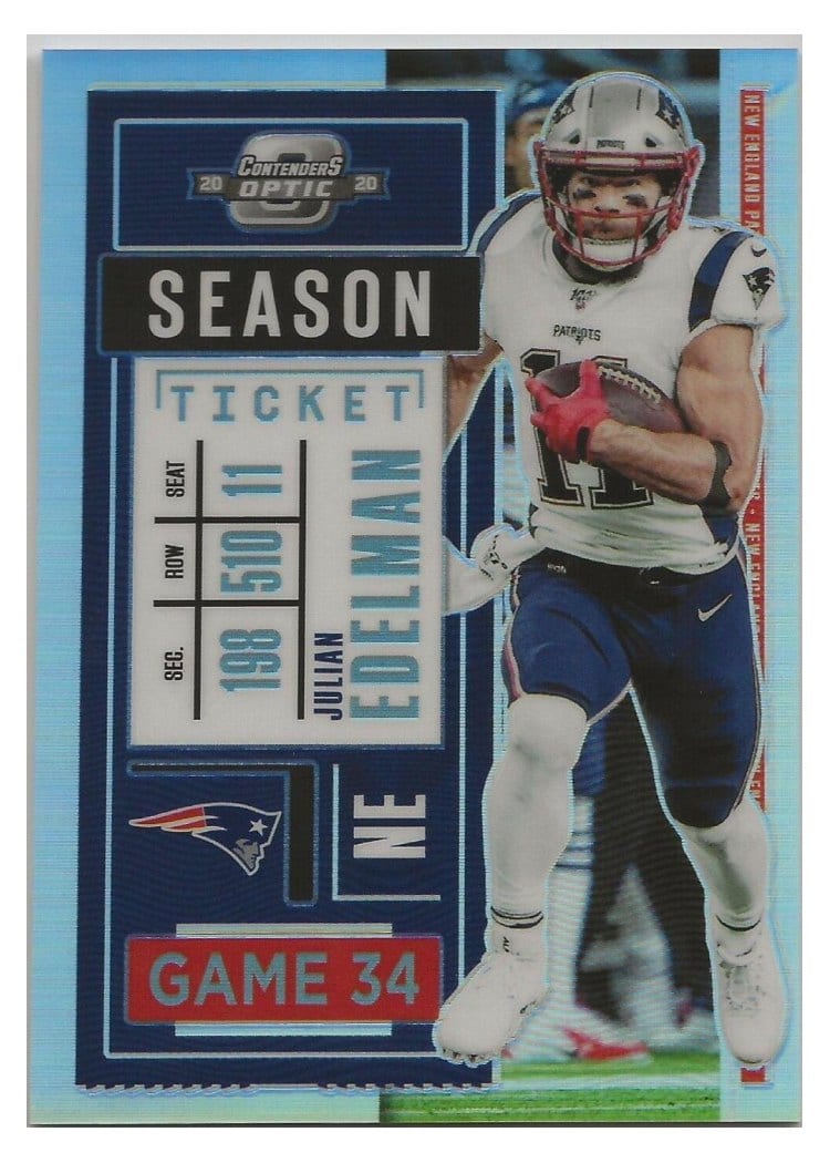 2020 Panini Contenders Optic Base Set Julian Edelman #40 card