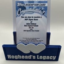 2025 Topps Signature Class HOF Signs Julian Edelman #HOF-JED card