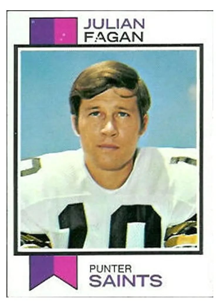 1973 Topps Julian Fagan #473 card