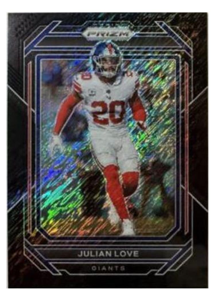 2022 Panini Prizm Base Set Julian Love #220 card