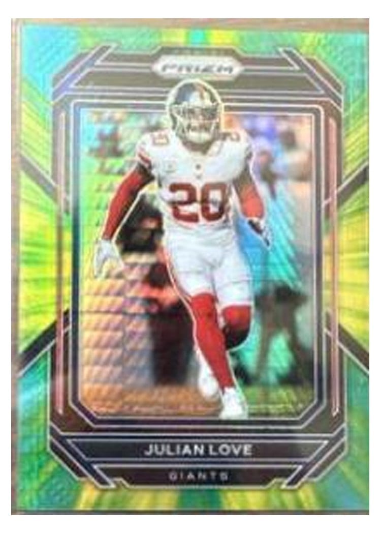 2022 Panini Prizm Base Set Julian Love #220 card