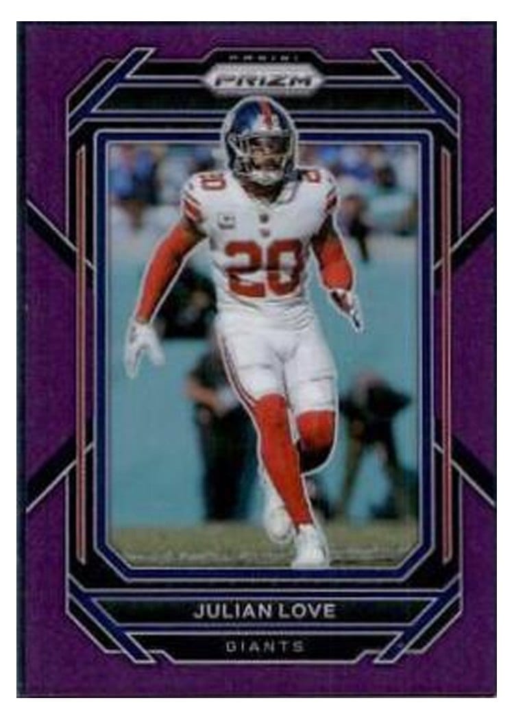 2022 Panini Prizm Base Set Julian Love #220 card