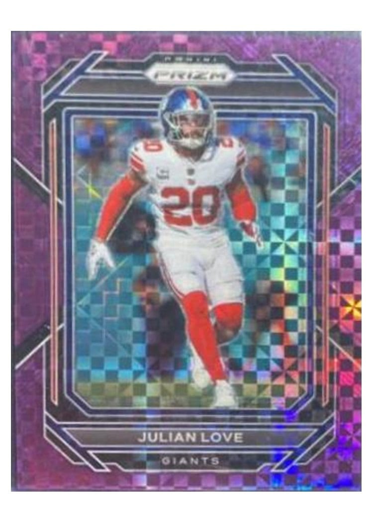2022 Panini Prizm Base Set Julian Love #220 card