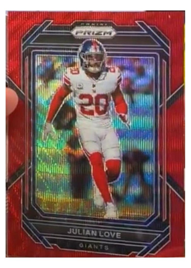 2022 Panini Prizm Base Set Julian Love #220 card