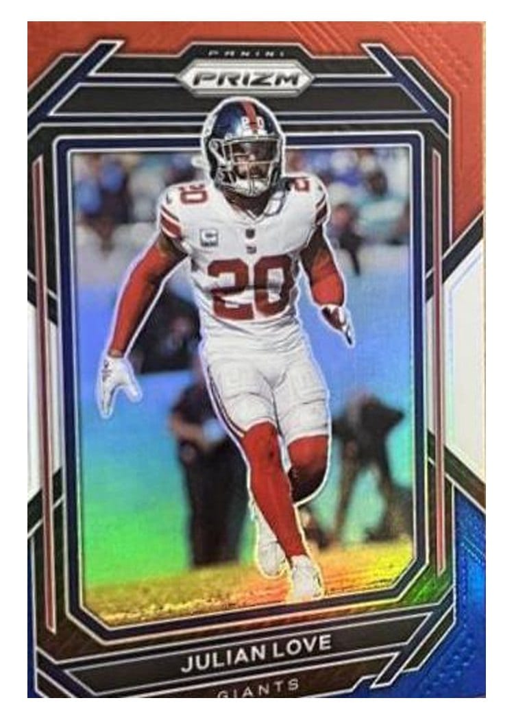 2022 Panini Prizm Base Set Julian Love #220 card