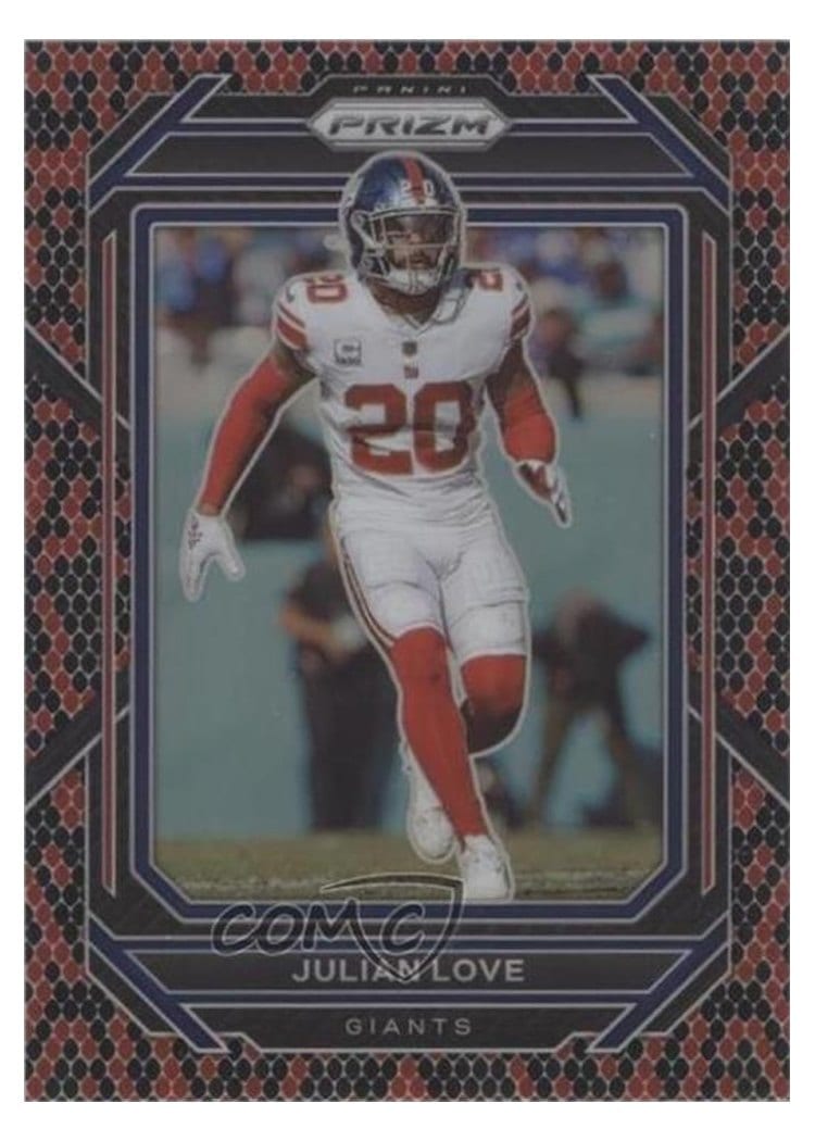 2022 Panini Prizm Base Set Julian Love #220 card