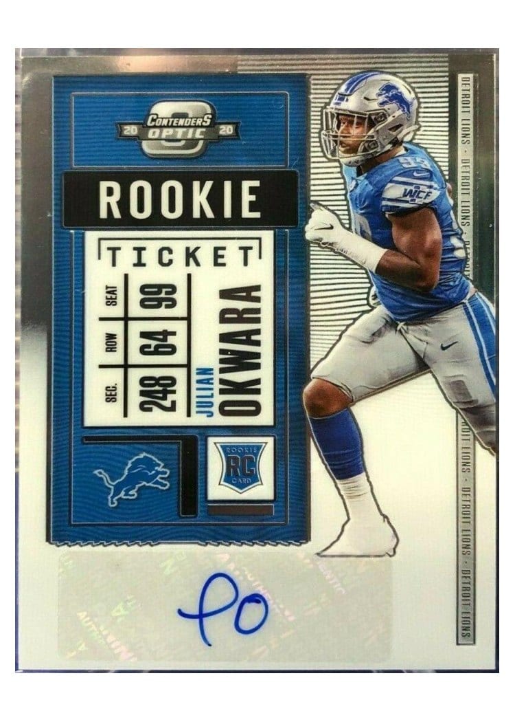 2020 Panini Contenders Optic Base Set Julian Okwara #169 card