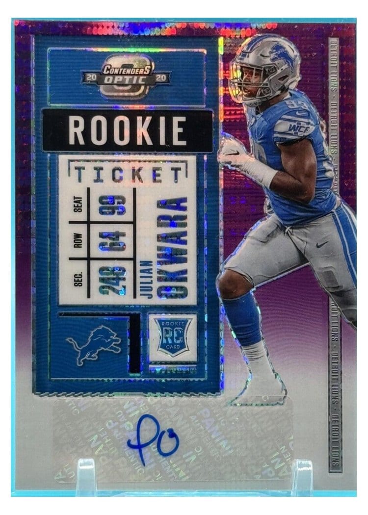 2020 Panini Contenders Optic Base Set Julian Okwara #169 card