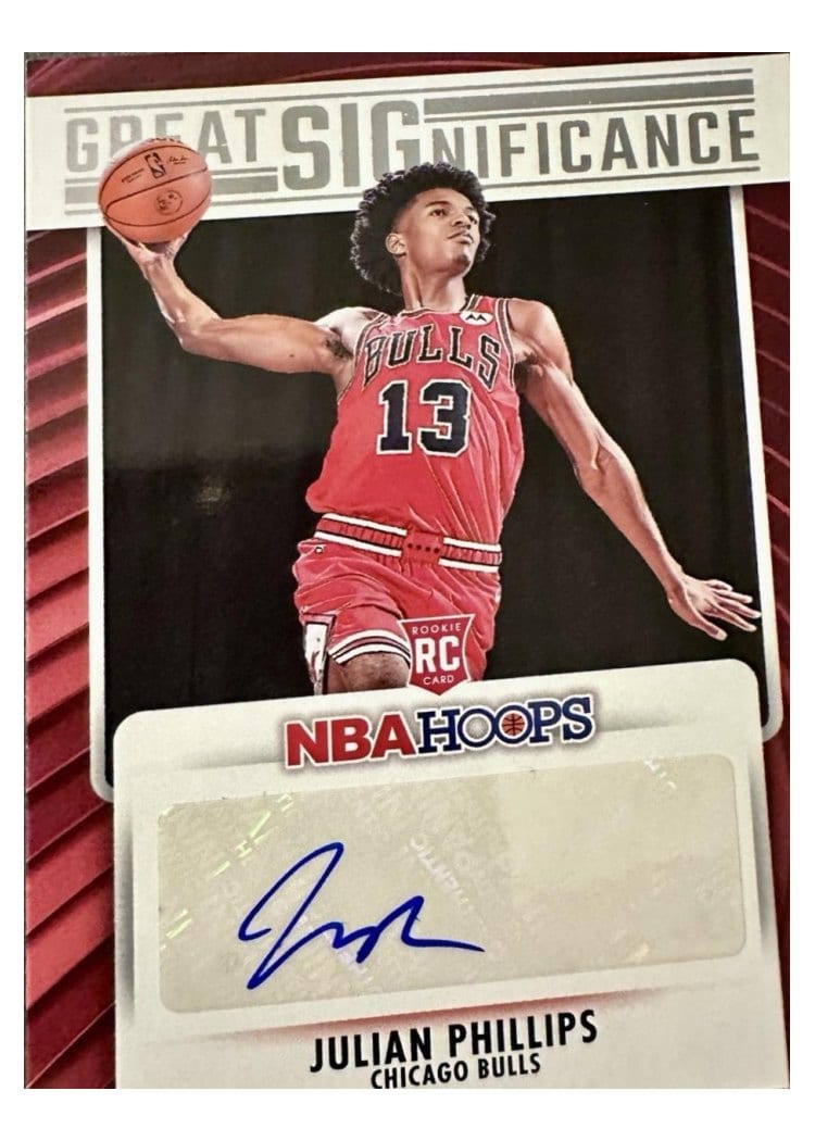 2023-24 Hoops Great SIGnificance Julian Phillips #GS-PLP card