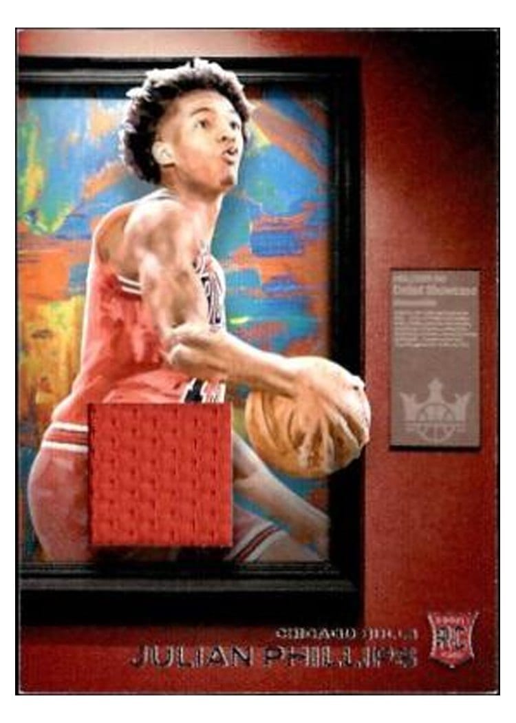 2023-24 Panini Court Kings Debut Showcase Memorabilia Julian Phillips #DSM-PHL card