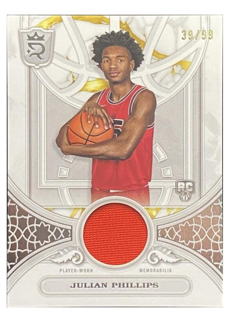2023-24 Topps Royalty Round Ball Relics Julian Phillips #RBR-JP card