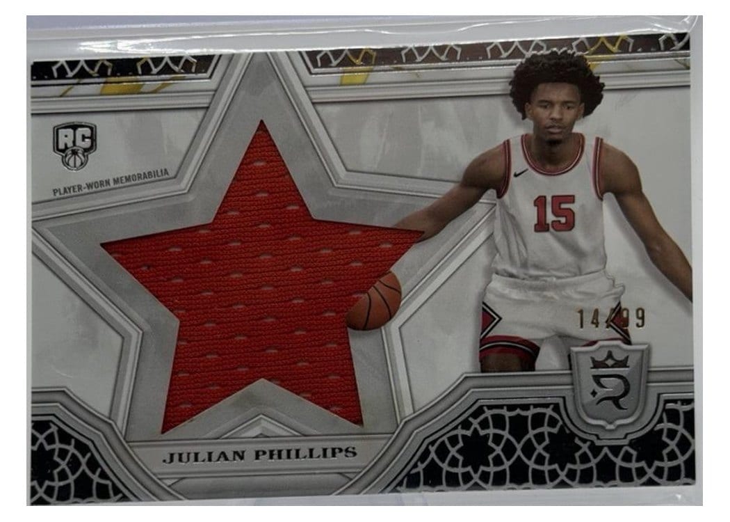 2023-24 Topps Royalty Star Relics Julian Phillips #SR-JP card