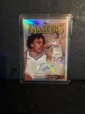 2023-24 Finest Masters Autographs Julian Strawther #MA-JS card