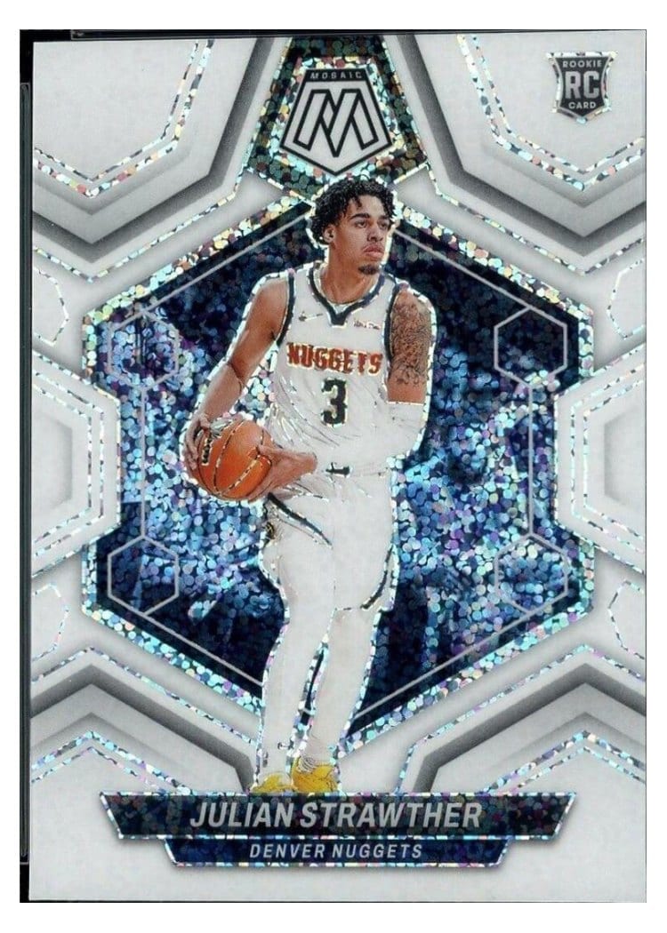2023-24 Panini Mosaic Base Set Julian Strawther #214 card