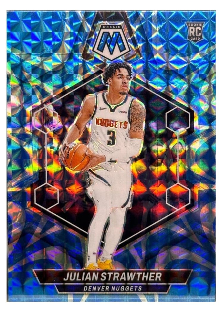 2023-24 Panini Mosaic Base Set Julian Strawther #214 card