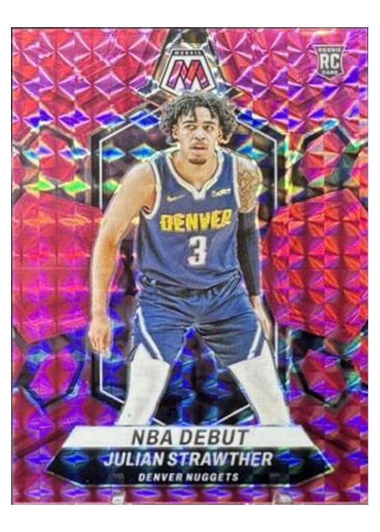 2023-24 Panini Mosaic Base Set Julian Strawther #214 card