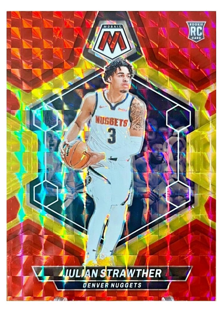 2023-24 Panini Mosaic Base Set Julian Strawther #214 card