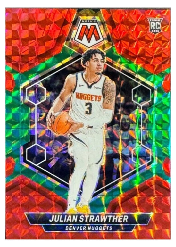 2023-24 Panini Mosaic Base Set Julian Strawther #214 card