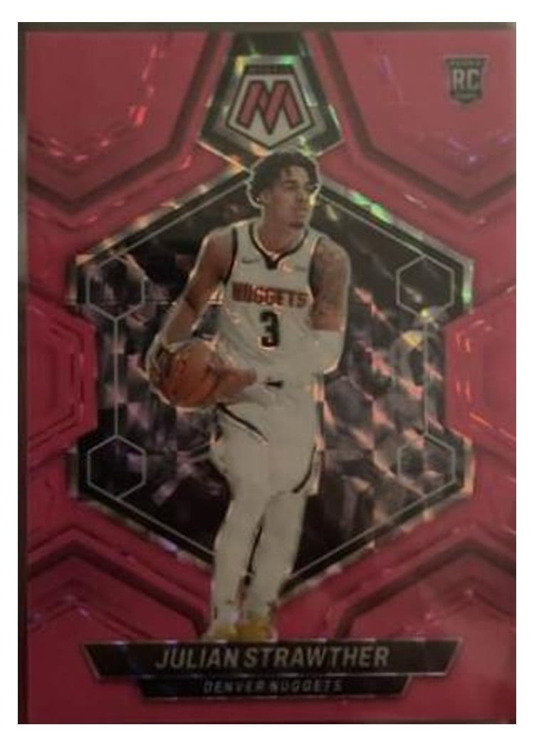 2023-24 Panini Mosaic Base Set Julian Strawther #214 card