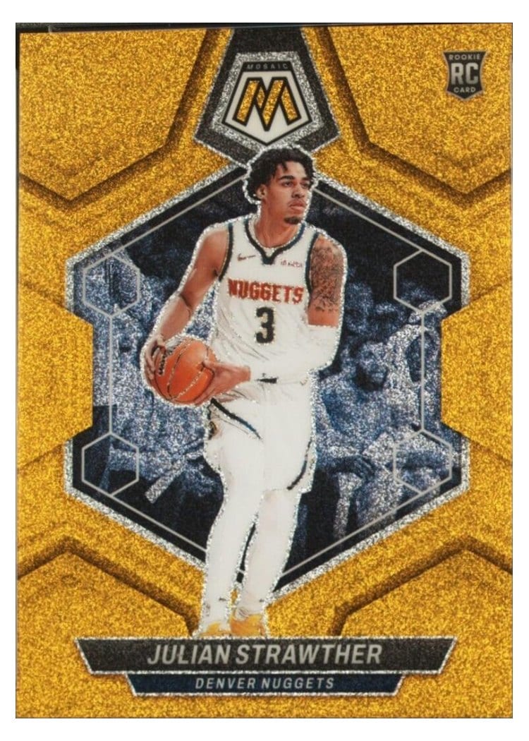 2023-24 Panini Mosaic Base Set Julian Strawther #214 card