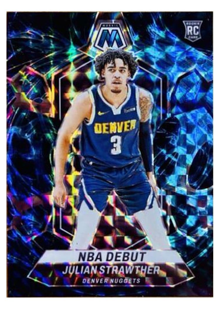 2023-24 Panini Mosaic Base Set Julian Strawther #256 card