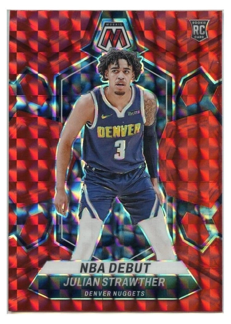 2023-24 Panini Mosaic Base Set Julian Strawther #256 card