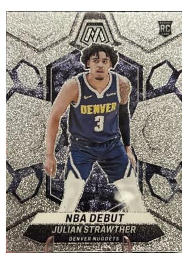 2023-24 Panini Mosaic Base Set Julian Strawther #256 card